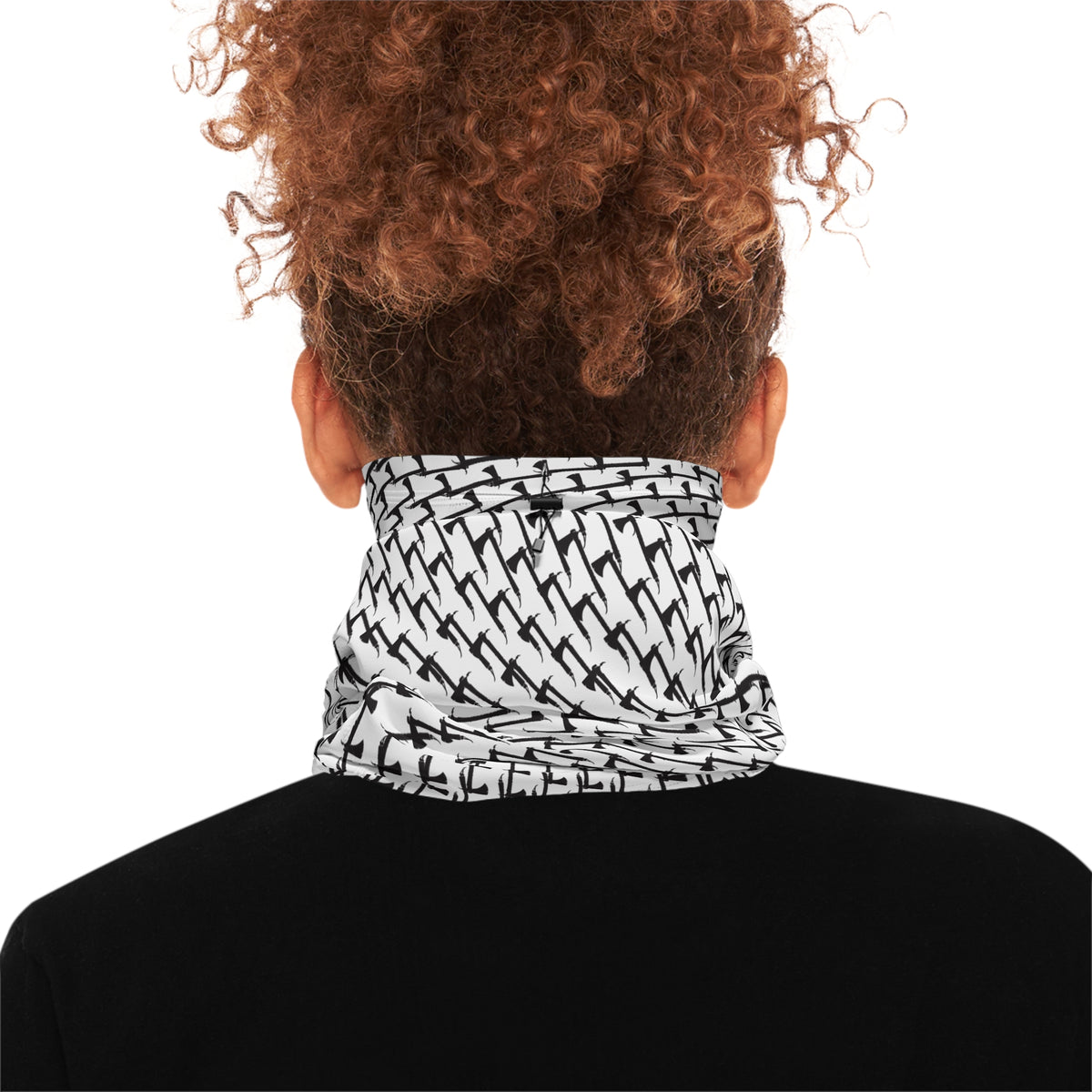 Winter Neck Gaiter With Drawstring