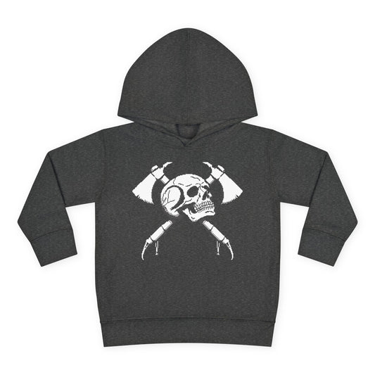 Toddler Pullover Fleece Digital Skull Hoodie