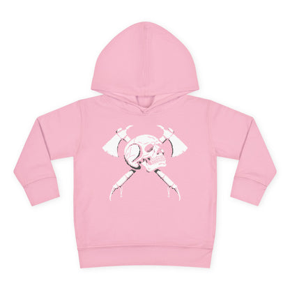 Toddler Pullover Fleece Digital Skull Hoodie