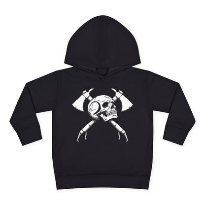 Toddler Pullover Fleece Digital Skull Hoodie