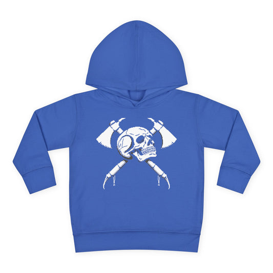 Toddler Pullover Fleece Digital Skull Hoodie